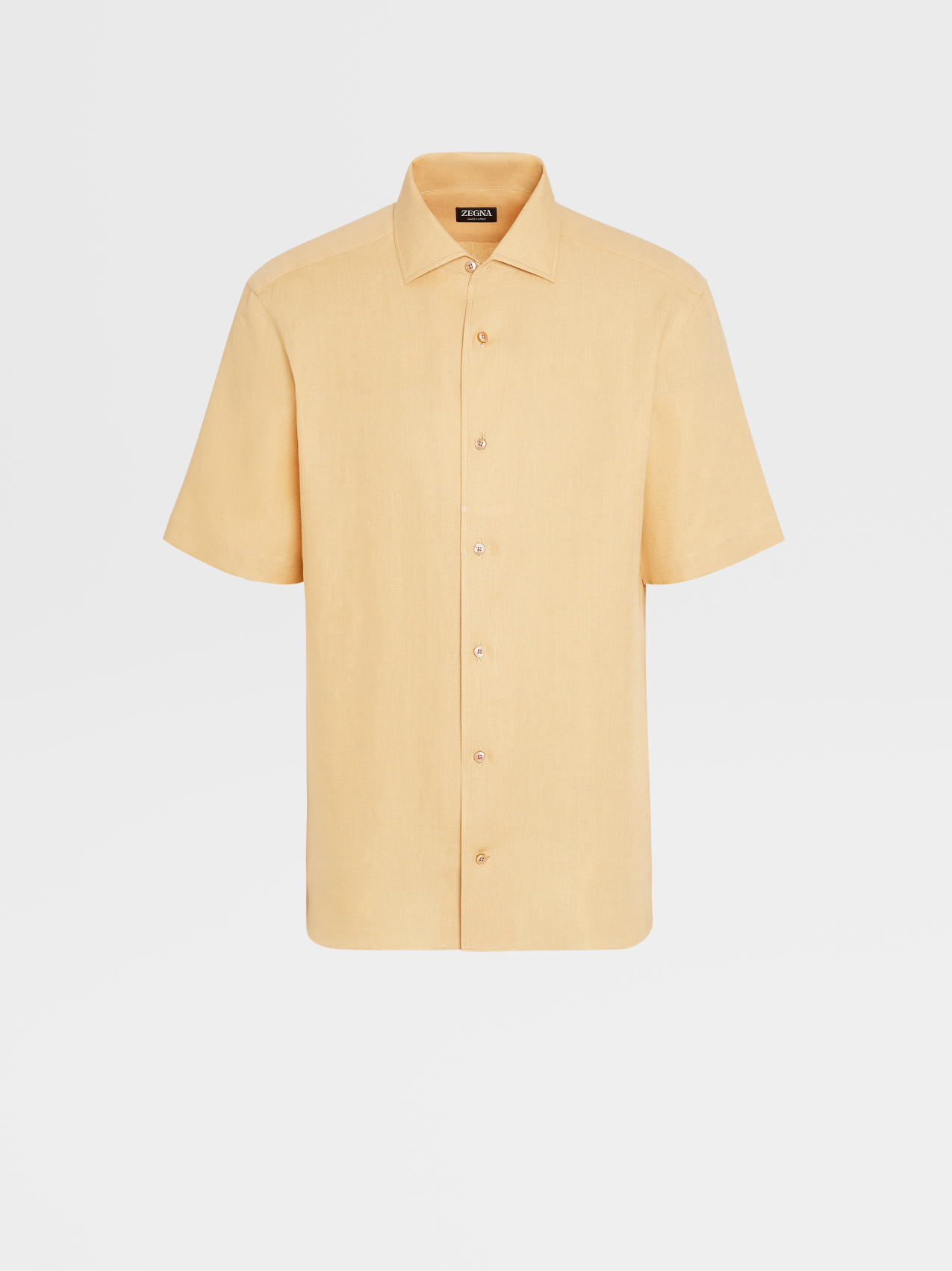Camisa de Lino Melocotón